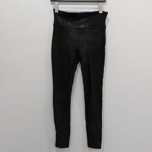 Spanx Black Faux Leather Leggings